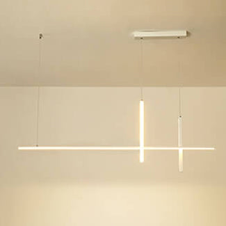 Ultra-Sleek Modern Minimalist Long-Line LED Chandelier