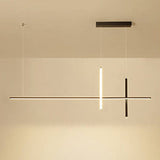 Ultra-Sleek Modern Minimalist Long-Line LED Chandelier