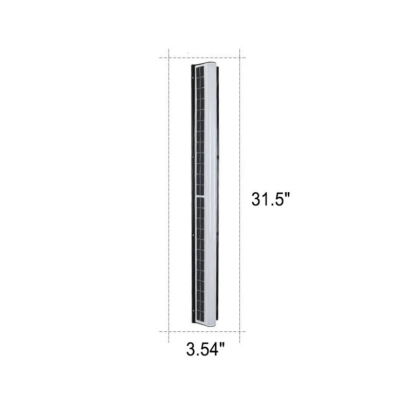 Modern Long Acrylic Solar LED Wall Light – Waterproof Outdoor Garden Lighting