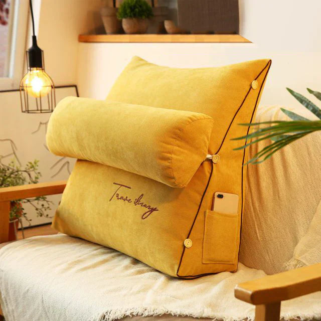Ergonomic Angled Wedge Pillow for Back Support and Posture Alignment