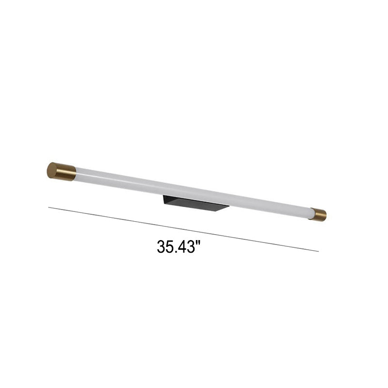 Sleek Modern Minimalist Vanity Wall Sconce — Slim Tube PC LED Lamp