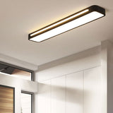 Nordic Minimalist Long LED Flush-Mount Ceiling Light — Sleek, Modern Ceiling Fixture