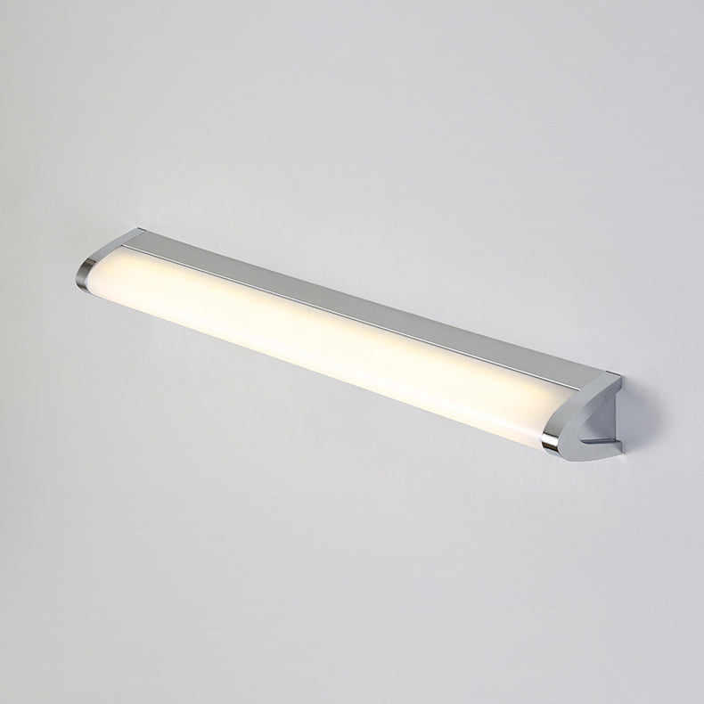 European Minimalist V-Shaped Aluminum Vanity Light with LED — Mirror-Front Wall Sconce