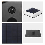 Modern Solar RGB Square Post Head Light for Outdoor Garden & Landscape Lighting