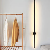 Ultra-Slim Aluminum LED Wall Sconce Lamp - Modern Minimalist Design