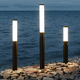 Lipstick-Inspired Modern Acrylic LED Outdoor Floor Lamp – Waterproof, Creative Lawn Lighting