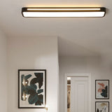Nordic Minimalist Long LED Flush-Mount Ceiling Light — Sleek, Modern Ceiling Fixture