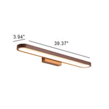 European-Style Minimalist Circular Aluminum LED Vanity Light – Front Mirror Wall Sconce Lamp