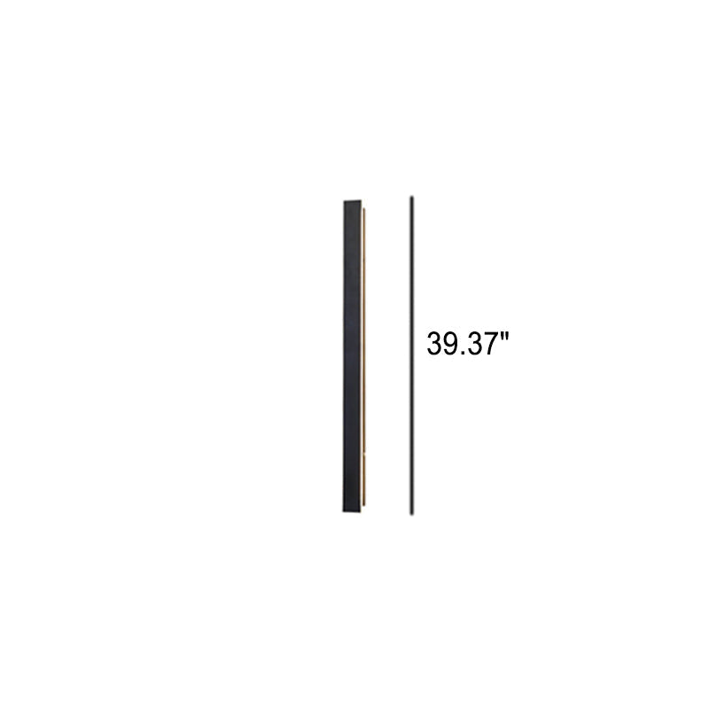 Retro Outdoor LED Wall Sconce Lamp - Waterproof Rectangular Strip Light