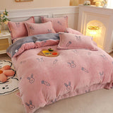 Cozy Thick Fleece Flannel Winter Duvet Cover Set — Ultra-Warm, Soft & Snug Bedding