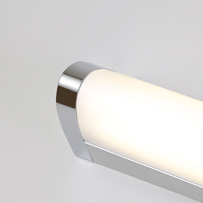 European Minimalist V-Shaped Aluminum Vanity Light with LED — Mirror-Front Wall Sconce