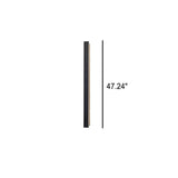 Retro Outdoor LED Wall Sconce Lamp - Waterproof Rectangular Strip Light