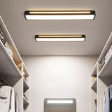 Nordic Minimalist Long LED Flush-Mount Ceiling Light — Sleek, Modern Ceiling Fixture