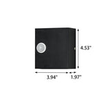Contemporary Square LED Wall Sconce with Body Sensor – Modern Minimalist Lighting