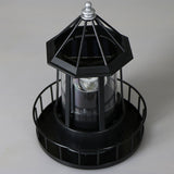 Creative Solar Rotating Tower LED Garden Light – Resin Landscape Decor for Yard & Patio