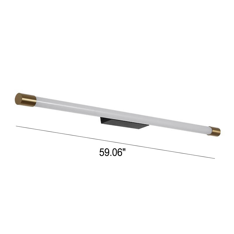 Sleek Modern Minimalist Vanity Wall Sconce — Slim Tube PC LED Lamp