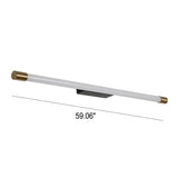 Sleek Modern Minimalist Vanity Wall Sconce — Slim Tube PC LED Lamp