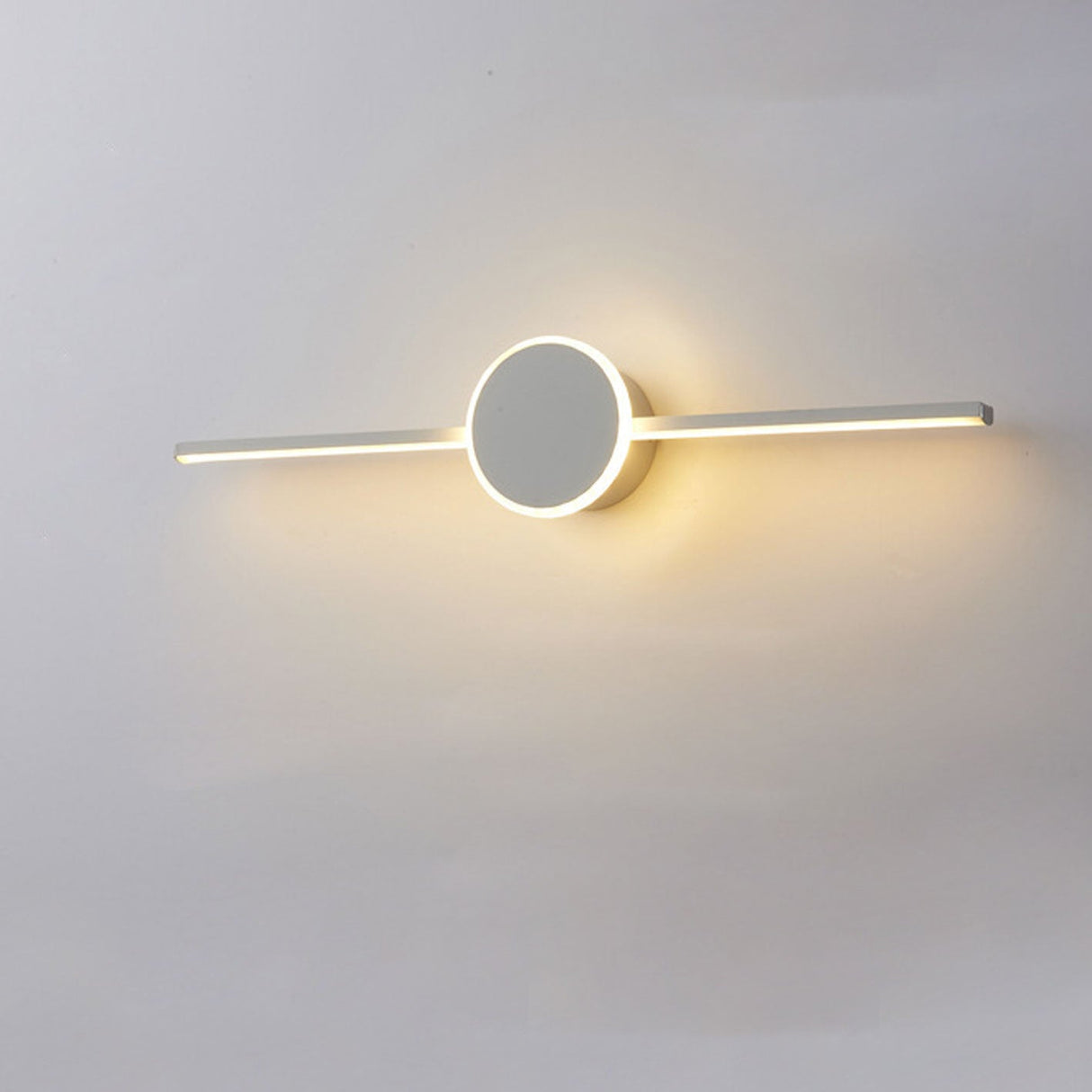 Nordic Minimalist Long-Disc LED Vanity Light Wall Sconce – Modern, Energy-Efficient Illumination