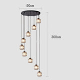 Timeless Vintage Crystal Staircase Chandelier - Elegant Lighting Statement