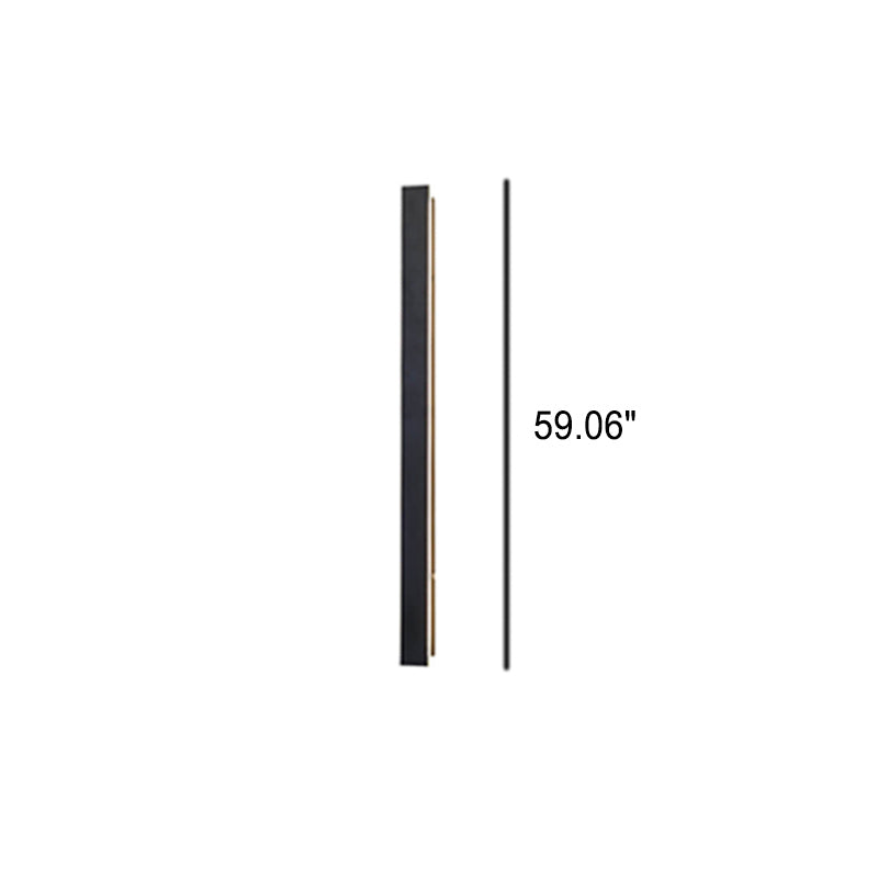 Retro Outdoor LED Wall Sconce Lamp - Waterproof Rectangular Strip Light