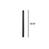 Retro Outdoor LED Wall Sconce Lamp - Waterproof Rectangular Strip Light