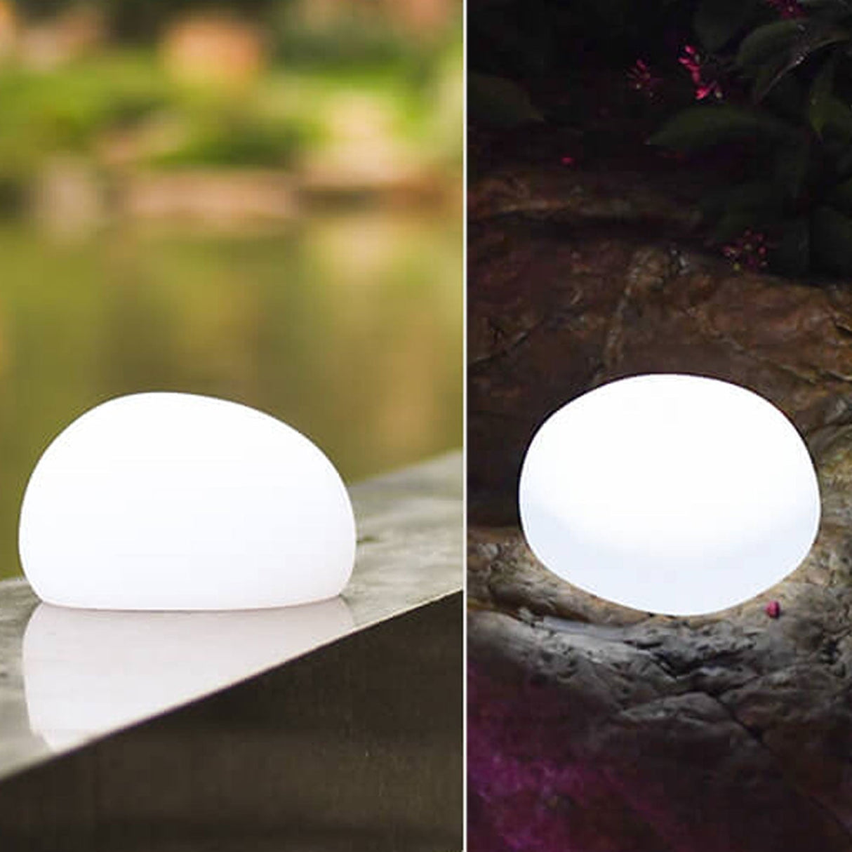 Solar-Powered Waterproof PE Sphere LED Outdoor Lawn Light - Decorative Garden Accent