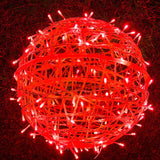 Twisted Ball LED Outdoor Hanging Light – Waterproof, Decorative Garden Light