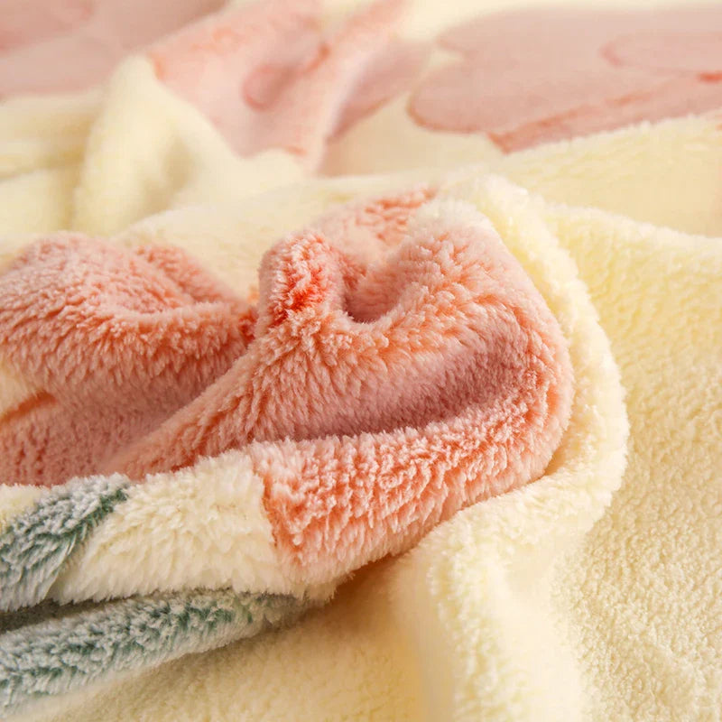 Cozy Thick Fleece Flannel Winter Duvet Cover Set — Ultra-Warm, Soft & Snug Bedding