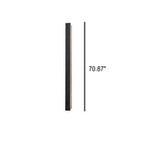 Retro Outdoor LED Wall Sconce Lamp - Waterproof Rectangular Strip Light