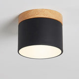 Chic Scandinavian Macaroon Solid Color LED Flush-Mount Ceiling Light