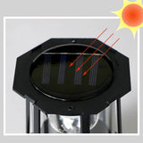 Creative Solar Rotating Tower LED Garden Light – Resin Landscape Decor for Yard & Patio
