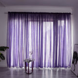 Luxurious Polyester Voile Curtain for Windows