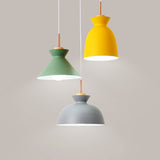 Nordic Macaron Metal 1-Light Pendant Fixture