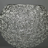 Modern Colorful 1-Light Dome Semi-Flush Ceiling Light