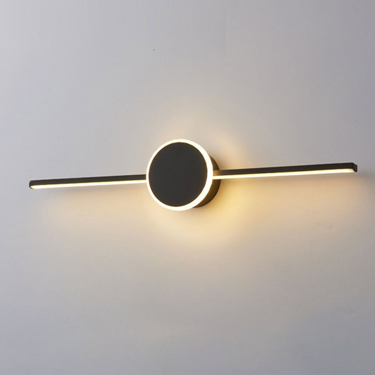 Nordic Minimalist Long-Disc LED Vanity Light Wall Sconce – Modern, Energy-Efficient Illumination