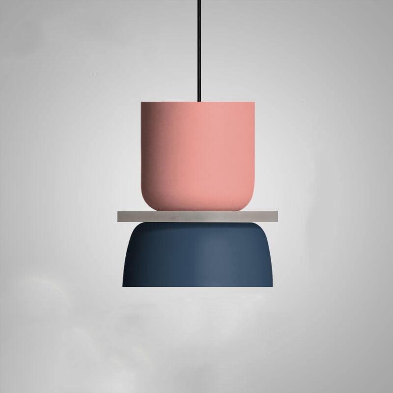 Nordic Colorful Macaron 1-Light LED Pendant Lamp