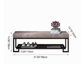 Sleek Modern Minimalist Rectangular Wrought Iron Shoe Bench with PU Leather & Tech Fabric, 2-Tier for Entryway