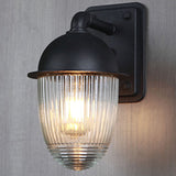 Modern Minimalist Nut-Shape Outdoor Wall Sconce - Waterproof Aluminum & Glass, 1-Light Garden Lamp