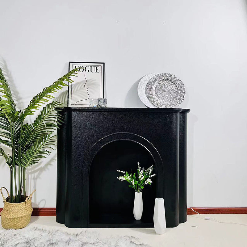 Contemporary Nordic-Arched MDF Console Table with 1-Tier Storage for Living Room
