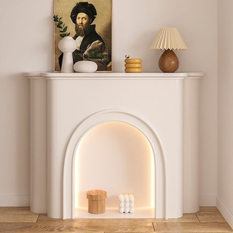 Contemporary Nordic-Arched MDF Console Table with 1-Tier Storage for Living Room
