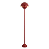Contemporary Scandinavian Iron Floor Lamp with Mushroom Lampshade – Modern Standing Light for Living Room