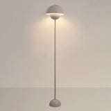 Contemporary Scandinavian Iron Floor Lamp with Mushroom Lampshade – Modern Standing Light for Living Room