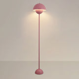 Contemporary Scandinavian Iron Floor Lamp with Mushroom Lampshade – Modern Standing Light for Living Room
