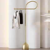 Sleek Modern Minimalist Carbon Steel Freestanding Hall Tree for Living Room & Bedroom