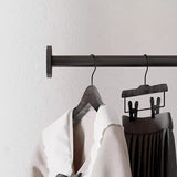 Sleek Modern Minimalist Carbon Steel Freestanding Hall Tree for Living Room & Bedroom