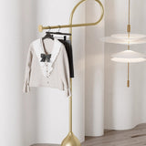 Sleek Modern Minimalist Carbon Steel Freestanding Hall Tree for Living Room & Bedroom