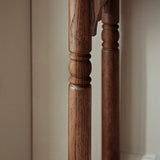 Traditional French-Style Solid Ash Wood Rectangular Console Table with 2-Tier Storage for Entryway & Living Room