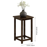Nan Bamboo Square Console Table — 1/2-Tier, Traditional Chinese Design, Ideal for Living Room