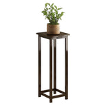 Nan Bamboo Square Console Table — 1/2-Tier, Traditional Chinese Design, Ideal for Living Room