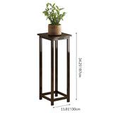 Nan Bamboo Square Console Table — 1/2-Tier, Traditional Chinese Design, Ideal for Living Room